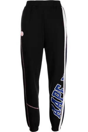 A Bathing Ape Cropped-Hose mit Logo-Print