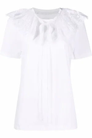 Patou T-Shirt mit abnehmbarem Kragen
