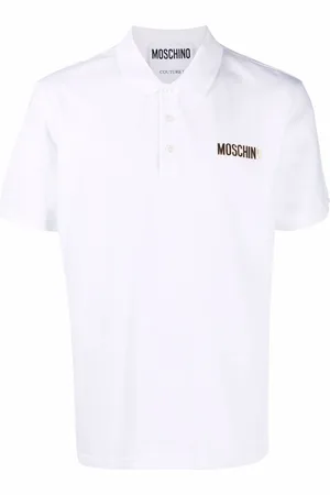 Moschino Poloshirt mit Logo-Print