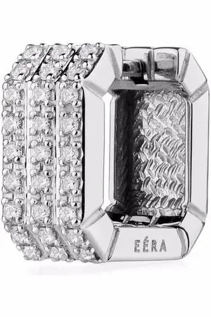 Eera 18kt Candy Weißgoldohrring mit Diamanten