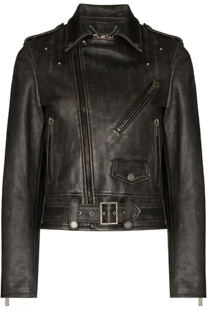 Golden Goose Bikerjacke im Distressed-Look