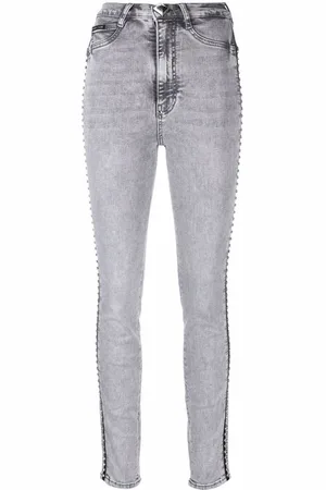 Philipp Plein Jeggings mit hohem Bund