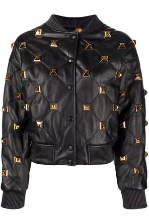 Philipp Plein Gesteppte Bomberjacke mit Nieten