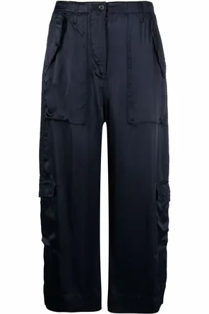 Aspesi Cropped-Hose mit weitem Bein
