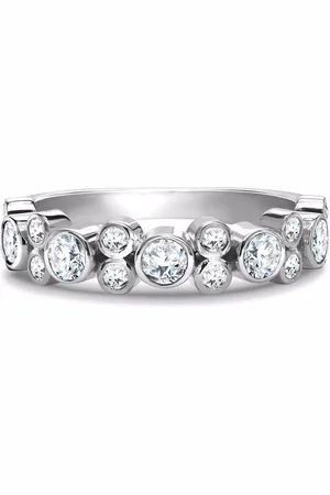 Pragnell 18kt Weißgoldring mit Diamanten