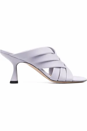 Wandler Mules mit geflochtenen Riemen