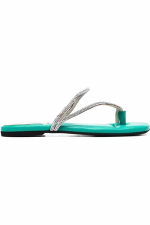Nº21 Riemchensandalen mit Kristallen
