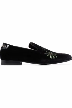 Philipp Plein Loafer mit Palmenstickerei