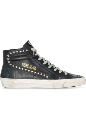 Golden Goose Slide Distressed-Sneakers
