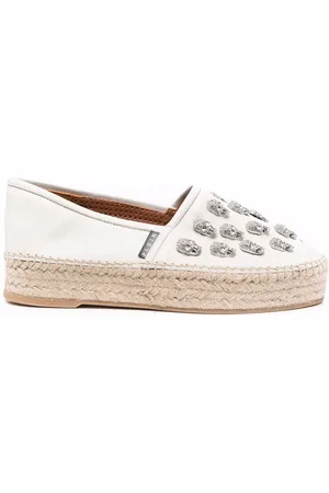 Philipp Plein Espadrilles mit Kristallen