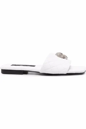 Philipp Plein Flache Sandalen