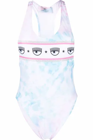 Chiara Ferragni Badeanzug mit Batikmuster