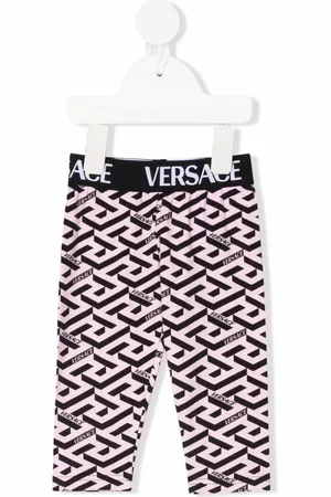VERSACE Leggings mit Logo-Print