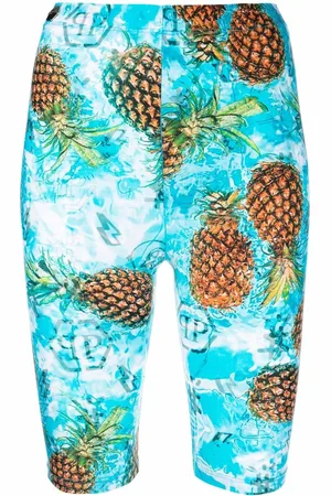 Philipp Plein Shorts mit Ananas-Print