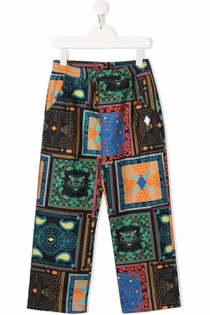 MARCELO BURLON Tapered-Hose mit Bandanamuster