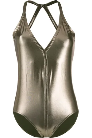 Rick Owens Badeanzug mit Metallic-Effekt