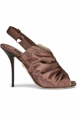 Dolce & Gabbana Slingback-Sandalen mit Raffung