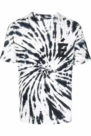 Etudes T-Shirt mit Batikmuster