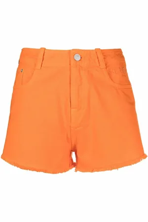 Kenzo Jeans-Shorts mit ungesäumten Kanten