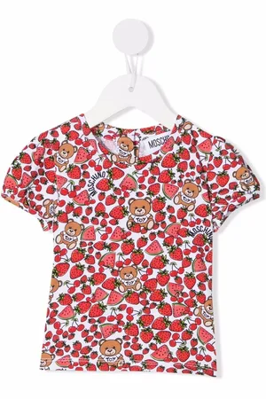 Moschino T-Shirt mit Erdbeer-Print