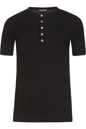 Dolce & Gabbana T-Shirt mit Knopfleiste