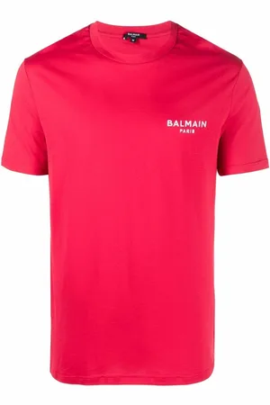 Balmain T-Shirt mit Logo-Stickerei
