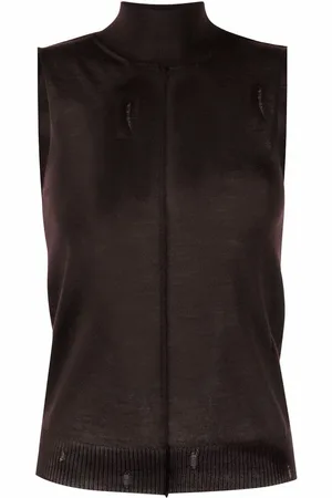 AMIRI Top mit Stehkragen