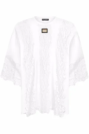 Dolce & Gabbana T-Shirt mit Schnürdetail