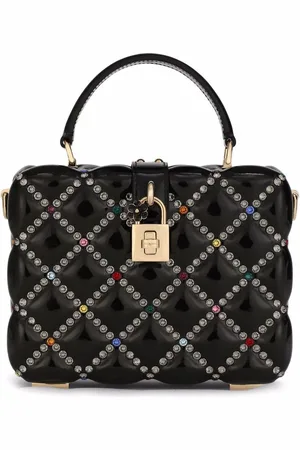 Dolce & Gabbana Dolce Box Handtasche mit Strassverzierung