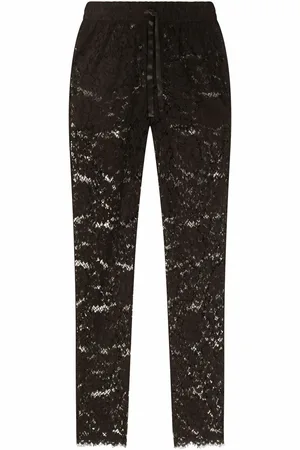 Dolce & Gabbana Jogginghose mit Spitzendetail