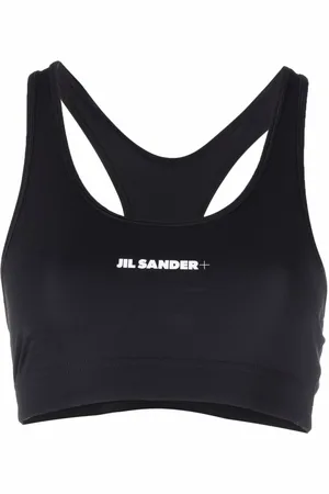 Jil Sander Sport-BH mit Logo-Print
