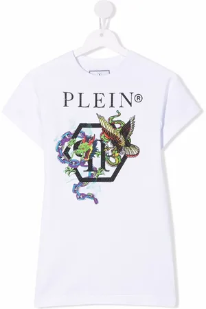 Philipp Plein T-Shirtkleid mit Drachen-Print