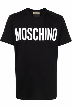 Moschino T-Shirt aus Bio-Baumwolle mit Logo-Print