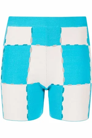 Jacquemus Karierte Patchwork-Shorts