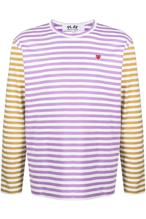 Comme des Garçons Gestreiftes Langarmshirt