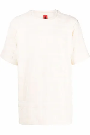 FERRARI T-Shirt mit Logo-Prägung