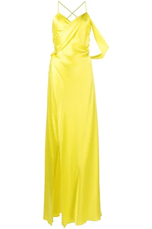 Michelle Mason Seidenkleid mit V-Ausschnitt