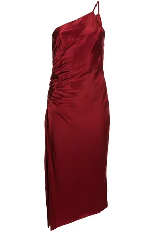 Michelle Mason Seidenkleid mit gerafftem Detail