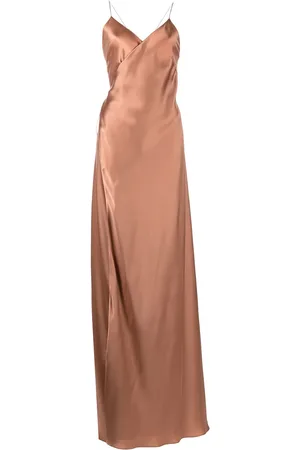 Michelle Mason Seidenkleid mit V-Ausschnitt