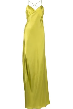 Michelle Mason Seidenkleid mit V-Ausschnitt