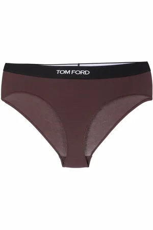 Tom Ford Slip mit Logo-Print