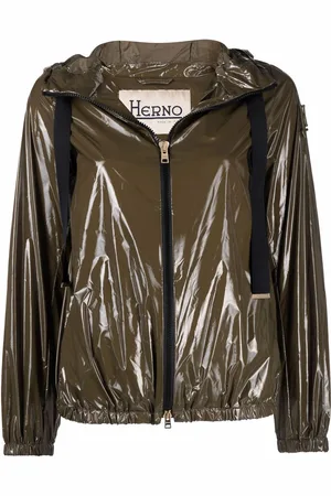 HERNO Kapuzenjacke mit Glanzeffekt