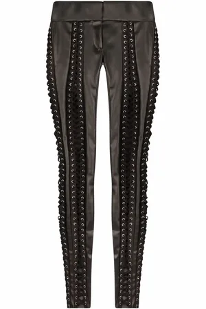 Dolce & Gabbana Hose aus Kunstleder