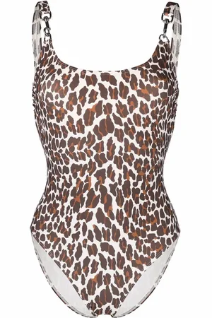 Tory Burch Badeanzug mit Leoparden-Print