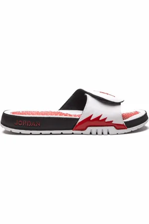 Jordan Hydro 5 Retro "Fire Red 5" Pantoletten