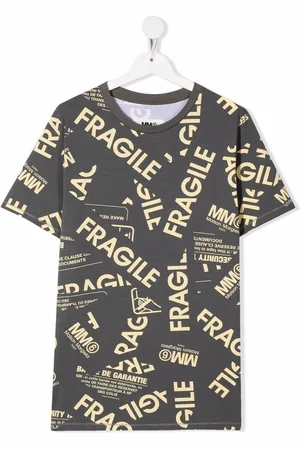 Maison Margiela TEEN T-Shirt mit "Fragile"-Print