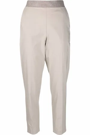 LE TRICOT PERUGIA Hose mit Kontrastbund