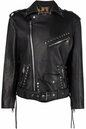 Dolce & Gabbana Bikerjacke mit Nieten