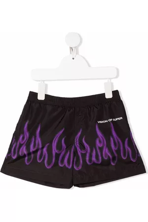 Vision Of Super Badehosen - Shorts mit Flammen-Print
