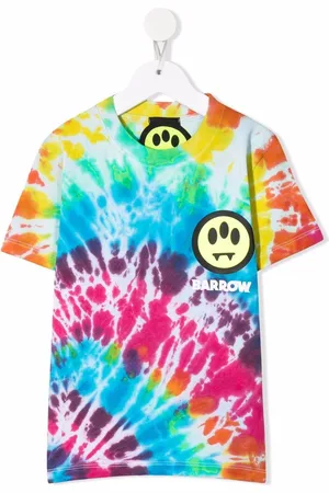 BARROW T-Shirt mit Batikmuster